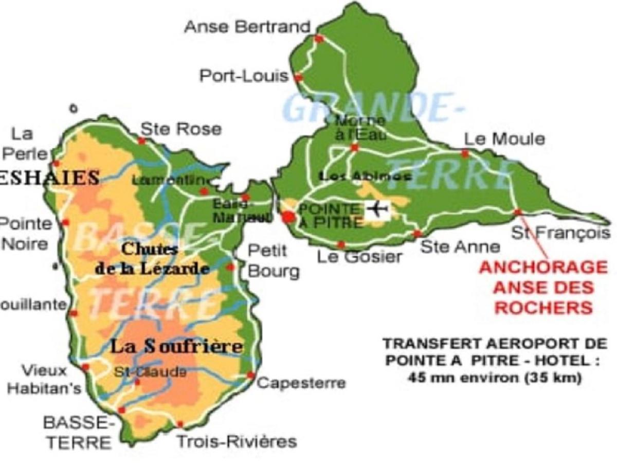 Villa Creole Domaine Prive De L'Anse Des Rochers サン・フランソワ エクステリア 写真